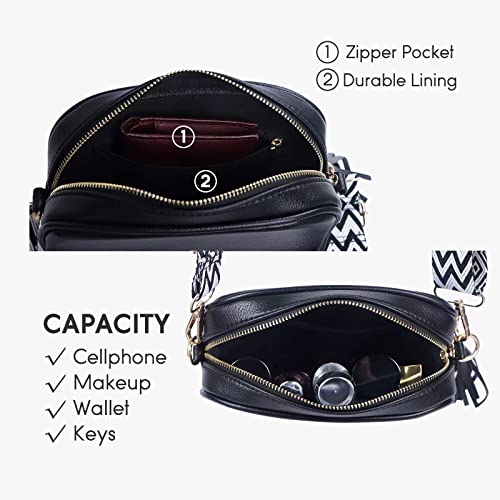 Simple design camera handbag with adjustable/removable strap