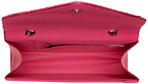 SWANKYSWANS Abby Diamante Envelope Clutch in Rose Color