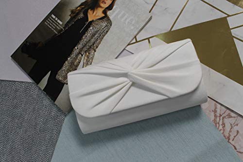 SwankySwans Damen White Louise Clutch