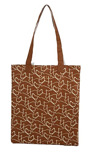 Radley London Iconic Canvas Tote Shopper Bag Tan