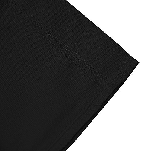 Augbunny Black Canvas Shopping Tote Handbag 4-Pack