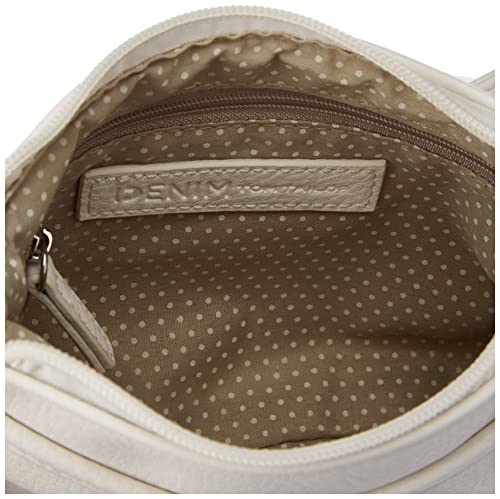 TOM TAILOR Women's White Cilia Shoulder Bag