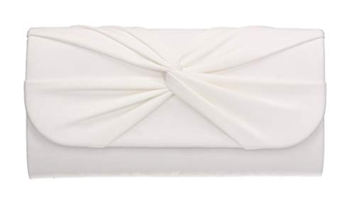 SwankySwans Damen White Louise Clutch