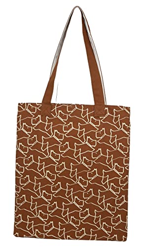 Radley London Iconic Canvas Tote Shopper Bag Tan