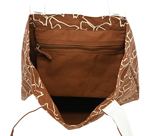 Radley London Iconic Canvas Tote Shopper Bag Tan
