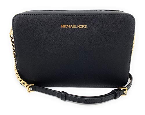 Michael Kors Jet Set Large Crossbody in Black