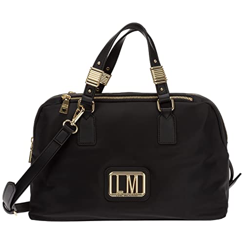 Love Moschino women Lm plaque black handbags