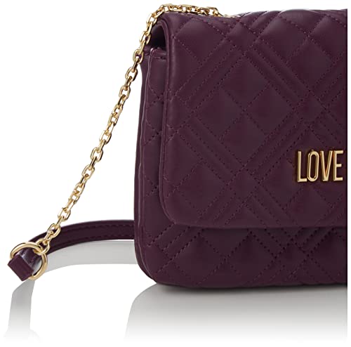 Love Moschino Purple Shoulder Bag, 14x22x5