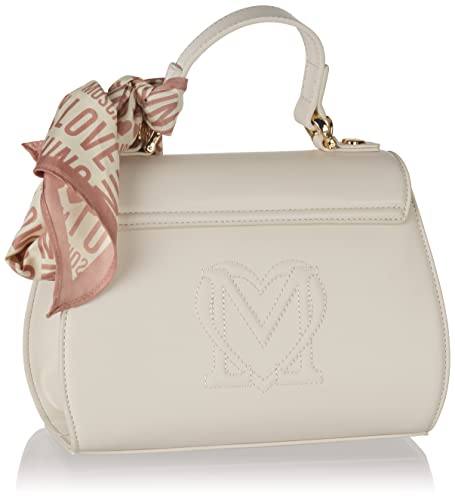 Love Moschino White Designer Handbag - One Size