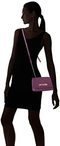Love Moschino Purple Shoulder Bag, 14x22x5