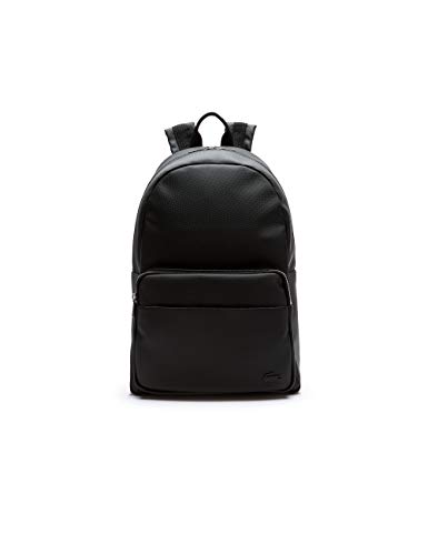 Classic Black Lacoste Men's Designer Backpack