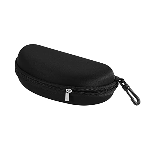 Black Zip Case and Cleaning Cloth for Sunglasses