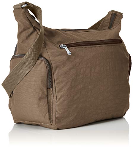 Kipling Beige Gabbie Designer Shoulder Bag, 35.5 cm
