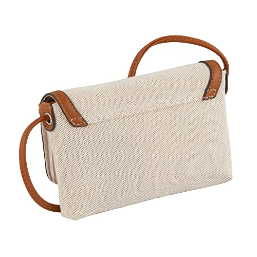 LUNA SUMMER Designer Umhängetasche, Mixed Beige, Damen, S