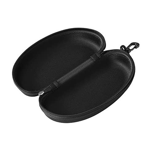 Black Zip Case and Cleaning Cloth for Sunglasses
