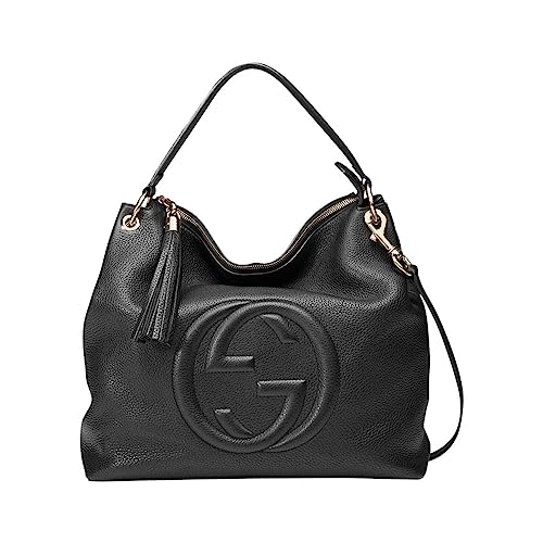 Gucci Soho Flame Red Leather Soft Hobo Bag