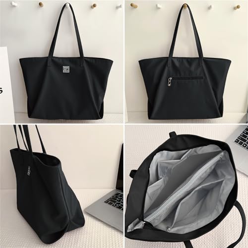 MAYMOONER Black Designer Tote for Women: Casual Style