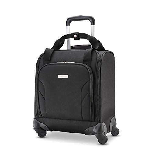 Jet Black Samsonite Spinner with USB Connection