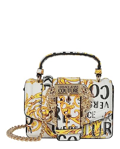 Versace Jeans Couture Women's Handbag White & Gold