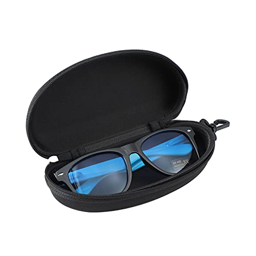 Black Zip Case and Cleaning Cloth for Sunglasses