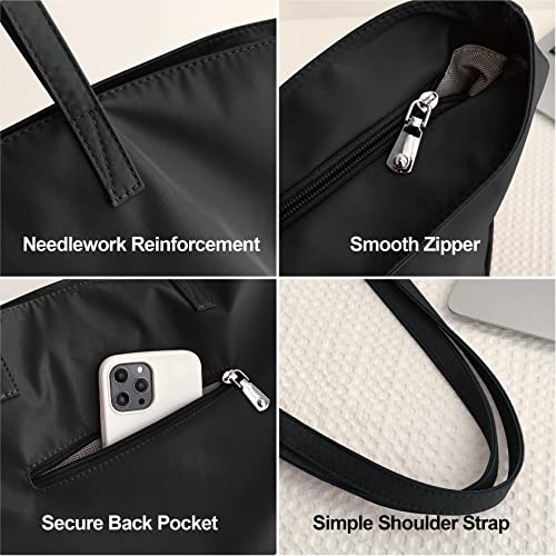 MAYMOONER Black Designer Tote for Women: Casual Style