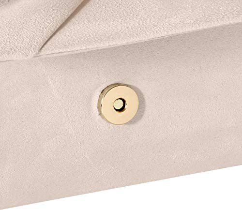 SwankySwans Nude Louise Clutch Bag, Designer Quality