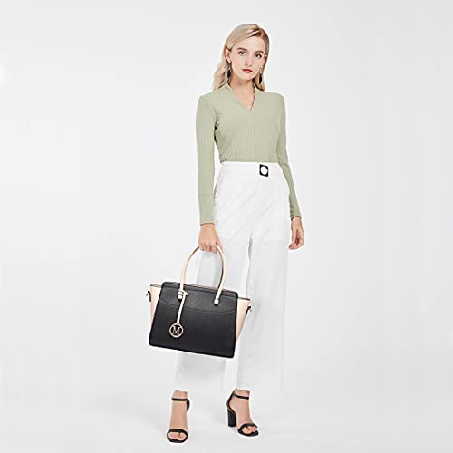 Miss Lulu Classic Winged Shoulder Handbag Large Tote