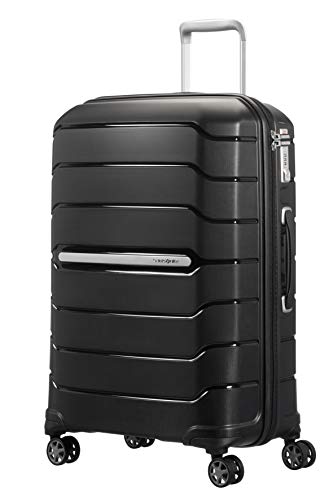 Black Samsonite Flux Spinner M Suitcase, 68cm, 85L