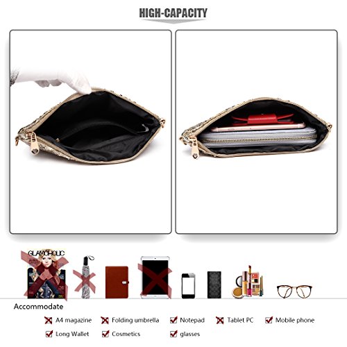 Shining Sequin Mini Crossbody Designer Handbag for Women