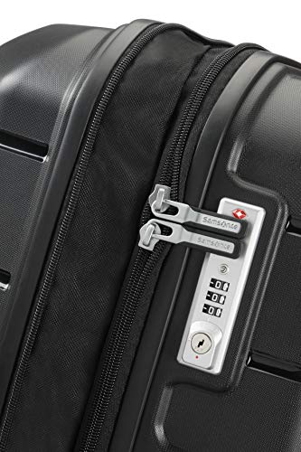 Black Samsonite Flux Spinner M Suitcase, 68cm, 85L