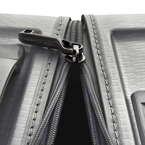 Delsey Paris Silver Designer Luggage Suitcase, 70 cm