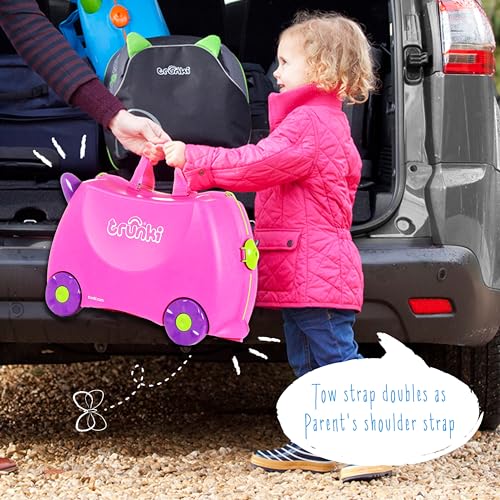 Trunki Trixie Pink Kids Ride-On Hand Luggage Bag