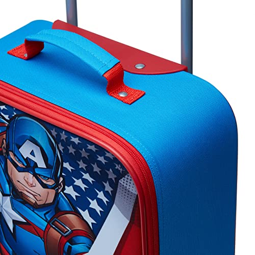 Captain America Blue Kids Trolley Bag by Marvel