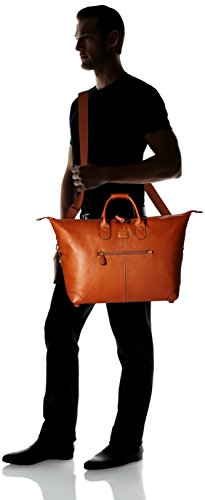 Luxury Leather Carry-on Holdall, 18 inch Size