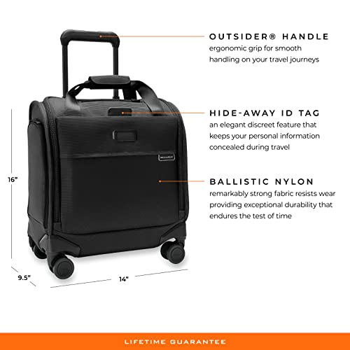 Briggs & Riley Black Cabin Spinner, 40 cm