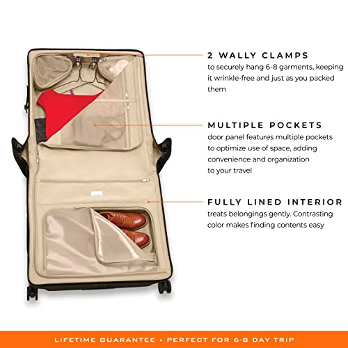 Briggs & Riley Black Wardrobe Spinner Designer Handbag