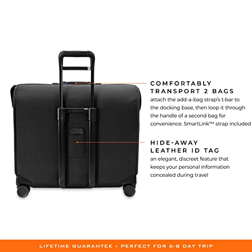 Briggs & Riley Black Wardrobe Spinner Designer Handbag