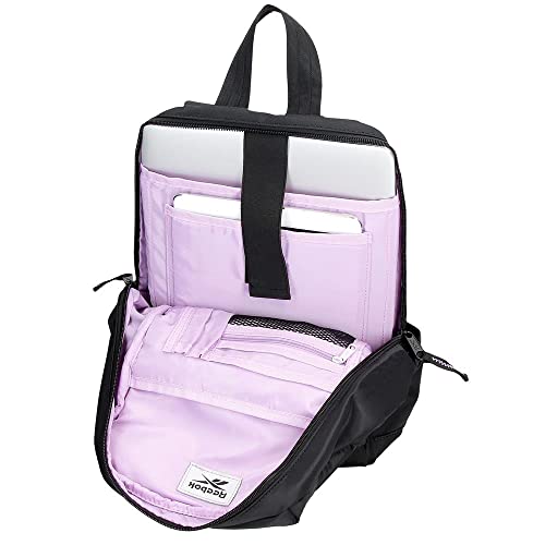 Black Reebok Linden Shoulder Bag with Two Compartments