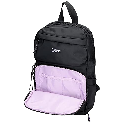 Black Reebok Linden Shoulder Bag with Two Compartments