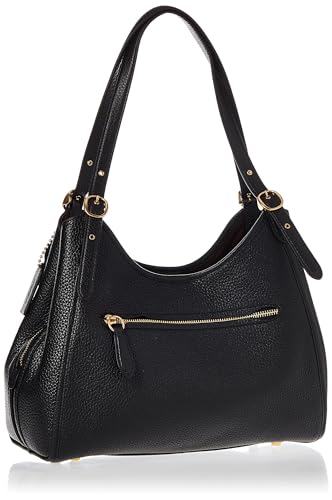 Black COACH Leather Shoulder Bag - Soft Pebble Material