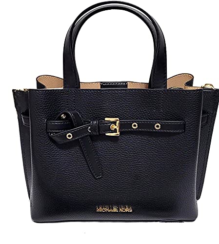 Michael Kors Black Large Emilia Satchel Crossbody