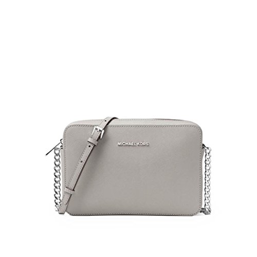 Michael Kors Jet Set Travel Large Crossbody, Pearl Grey