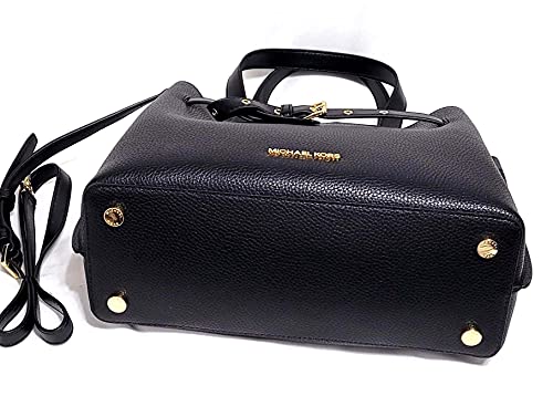 Michael Kors Black Large Emilia Satchel Crossbody