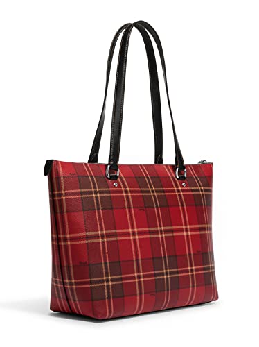Coach Gallery Tote Shoulder Bag, Red/Black Multi