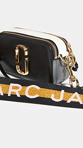 Marc Jacobs Women's Black Multi Snapshot Handbag, One Size