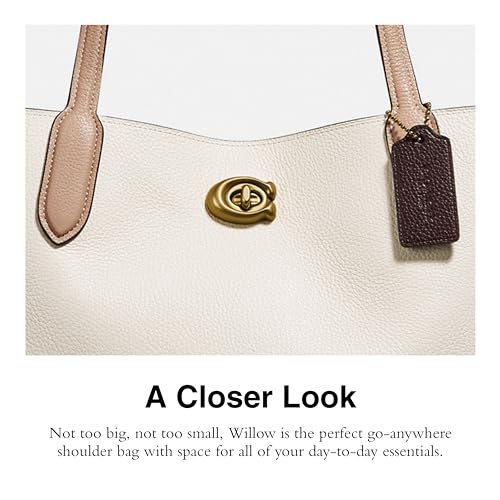 COACH Color-Block Willow Shoulder Bag, B4/Chalk Multi