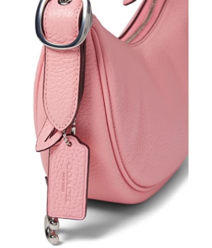 COACH Luna Shoulder Bag, Pink Flower, Soft Pebble Leather