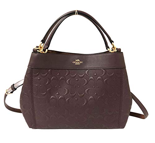 Coach Small Lexy Pebbled Leather Shoulder Handbag
