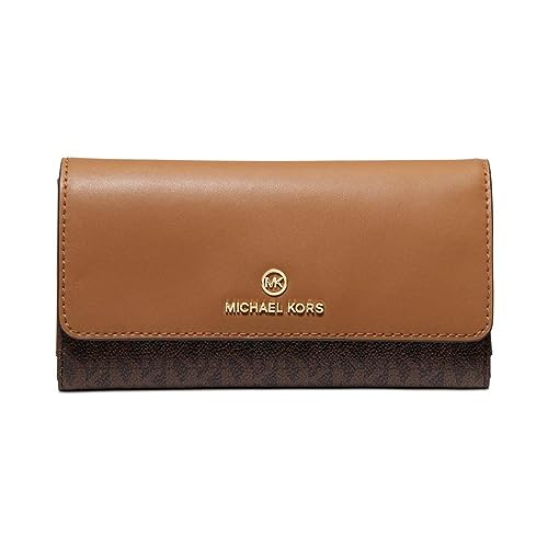Michael Kors Vanilla/Soft pink Large Trifold Wallet Charm