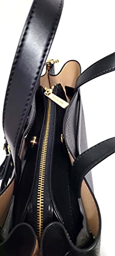 Michael Kors Black Large Emilia Satchel Crossbody